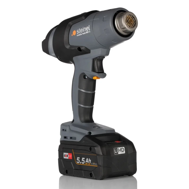Steinel Cordless Heat Gun 18 V 8 Ah Battery Capacity 500°C Max Operating Temperature MH3