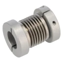 SICK 21 mm Outside Diameter 12 mm Bore Clamp Style Flexible Coupler 29 mm Length KUP-1012-B / 5312984