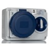 RS PRO Industrial Power Connector 32A 230V IP67 Blue Wall Mount, 2P+T IP67
