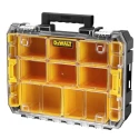 DeWALT Adjustable Compartments 10 Cell Yellow Polycarbonate Compartment Box 119mm x 440mm x 332mm DWST82968-1
