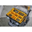 DeWALT Adjustable Compartments 10 Cell Yellow Polycarbonate Compartment Box 119mm x 440mm x 332mm DWST82968-1