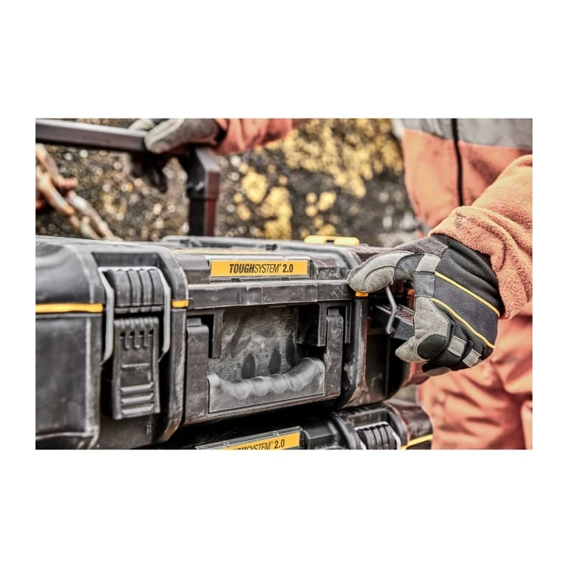 DeWALT 1 Drawer Plastic Tool Box with 2 Compartments Black 165 mm Height, 371 mm Length, 554 mm Width DWST83293-1