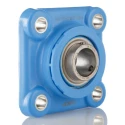 SKF Stainless Steel 4 Hole Flange Bearing Unit 25 mm Inside Diameter F4BC 25M-CPSS-DFH