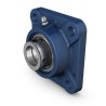 SKF 4 Hole Cylindrical Flange Bearing Unit Cast Iron 45 mm ID Eccentric Locking Collar FY 45 WF