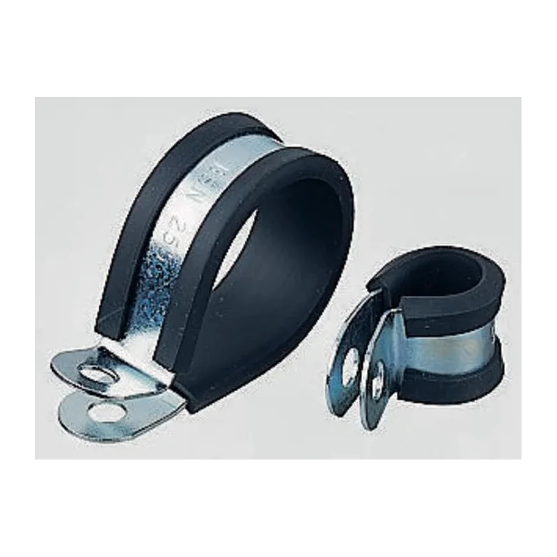 JCS Hi-Torque 29 mm ID Black Rubber Zinc Plated Steel P-Clip PCZR29BG