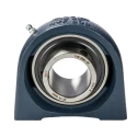 SKF Pillow Block Bearing , 40 mm Inside Diameter, Cast Iron, 116 mm Length, Cylindrical Bore, Set Screw Locking SYF 40 TF