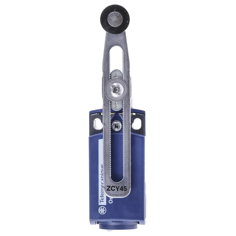 Telemecanique Sensors OsiSense XC Series Roller Lever Limit Switch, 1 NO/1 NC, IP67, IP66, Plastic Housing, 240V XCKP2145G11