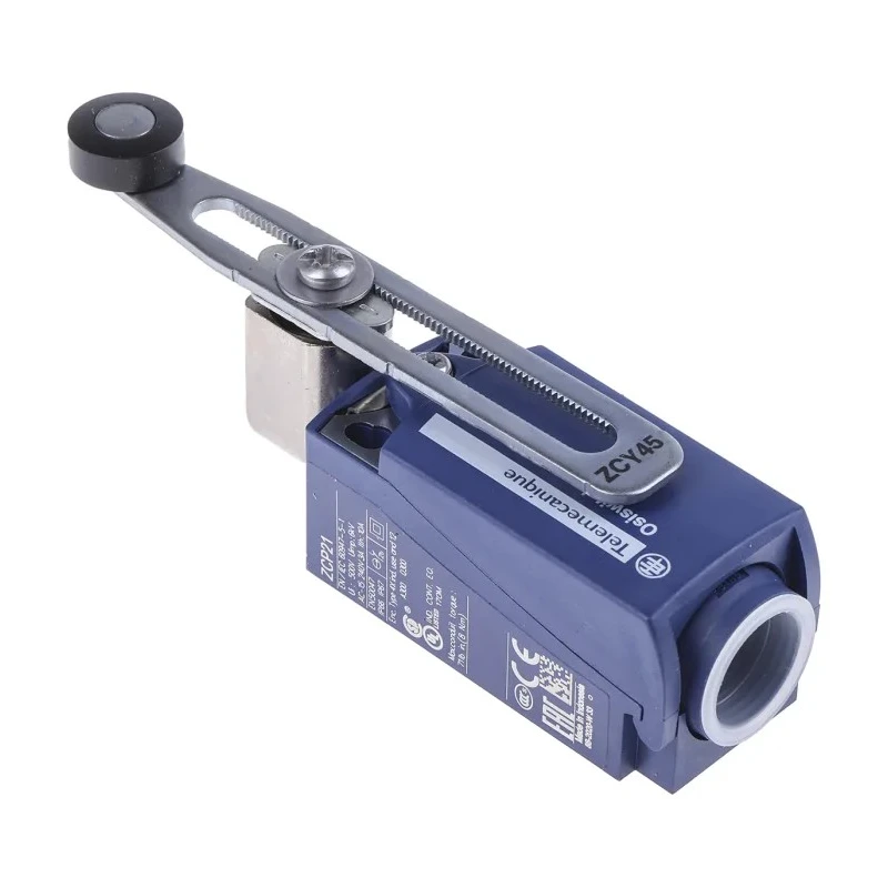 Telemecanique Sensors OsiSense XC Series Roller Lever Limit Switch, 1 NO/1 NC, IP67, IP66, Plastic Housing, 240V XCKP2145G11