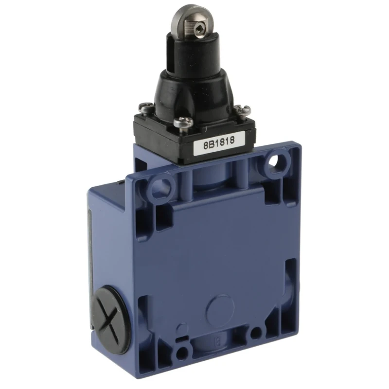 Telemecanique Sensors OsiSense XC Series Roller Plunger Limit Switch 1 NO 1 NC Snap Action Zinc Alloy Housing 240V AC 3A IP66