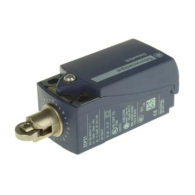 Telemecanique Sensors OsiSense XC Series Roller Plunger Limit Switch 1 NO/1 NC IP66 IP67 Plastic Housing 240V 3A XCKP2102G11