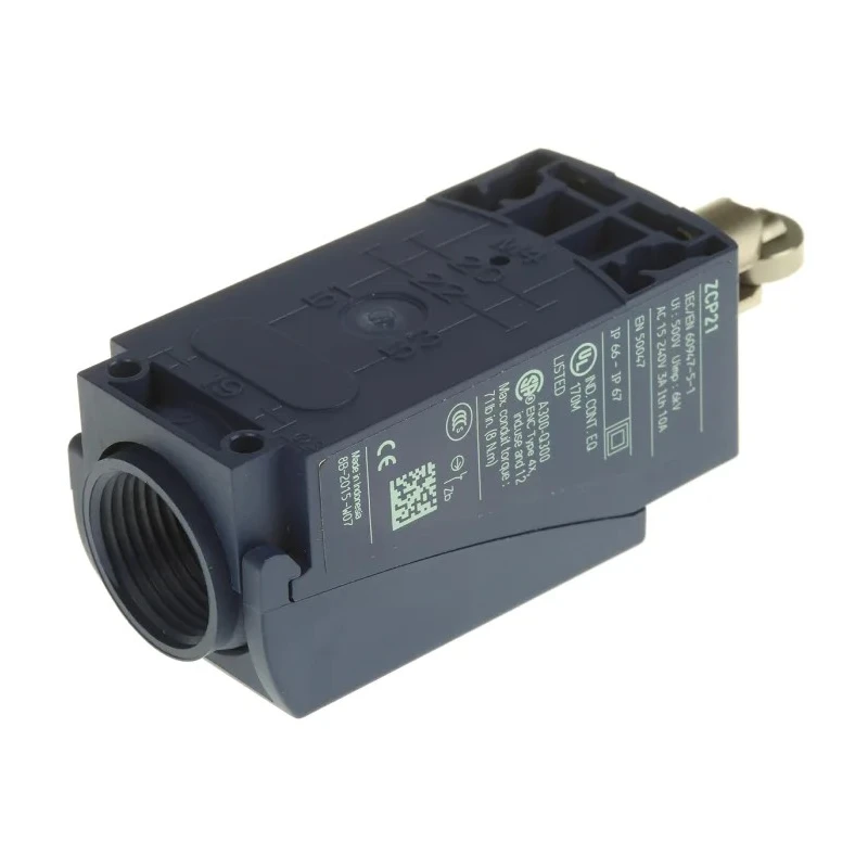 Telemecanique Sensors OsiSense XC Series Roller Plunger Limit Switch 1 NO/1 NC IP66 IP67 Plastic Housing 240V 3A XCKP2102G11