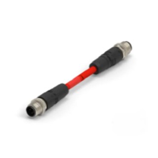 TE Connectivity Cat5e Shielded Ethernet Cable Red 1 m PVC Jacket TAD14741311-002