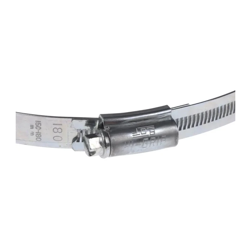 HI-GRIP Stainless Steel Slotted Hex Worm Drive Hose Clip 150-180 mm ID HGZ180BP
