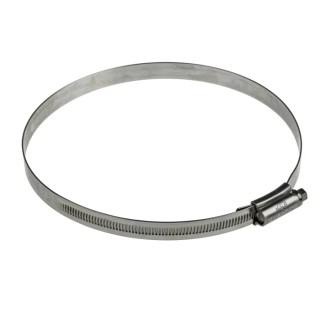 HI-GRIP Stainless Steel Slotted Hex Worm Drive Hose Clip 130-160 mm ID HGS160BP