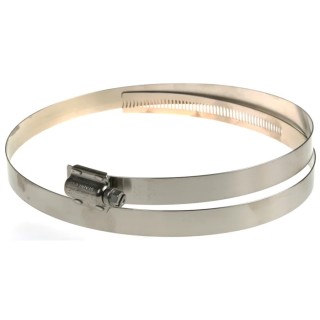 HI-TORQUE Stainless Steel Slotted Hex Worm Drive Hose Clip 270-300 mm ID HTM300P
