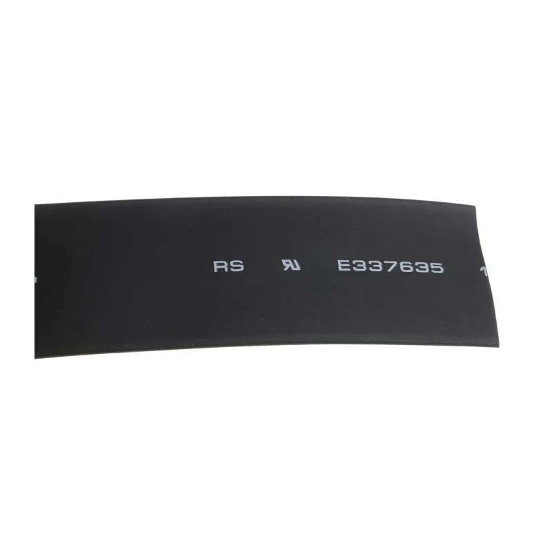 RS PRO Heat Shrink Tubing Black 19 mm Sleeve Diameter x 5m Length 2:1 Ratio 700-4664