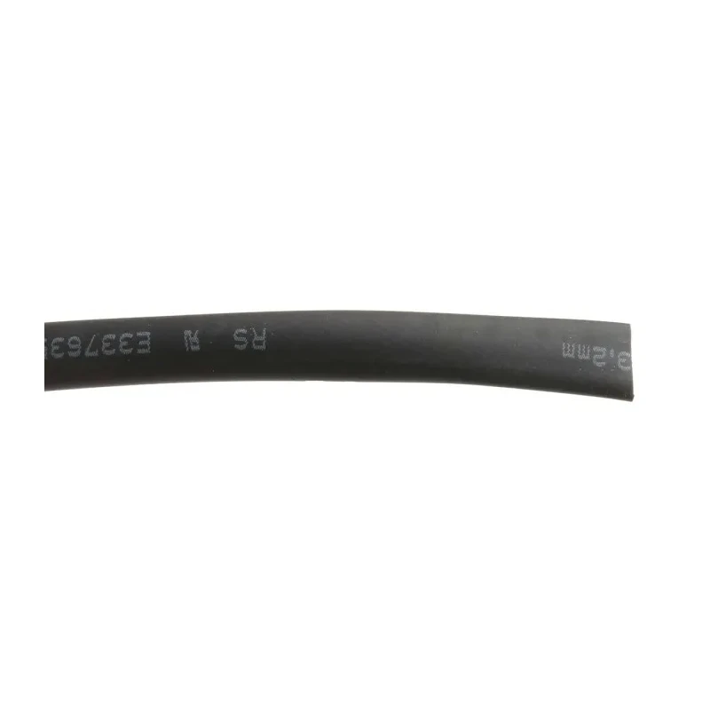 RS PRO Heat Shrink Tubing Black 3.2mm Sleeve Diameter x 10m Length 2:1 Ratio 700-4630