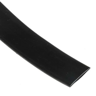 RS PRO Heat Shrink Tubing Black 12.7 mm Sleeve Diameter 6 m Length 2:1 Ratio 700-4661
