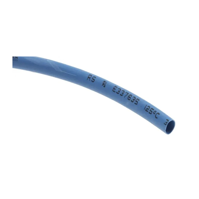 RS PRO Heat Shrink Tubing Blue 3.2 mm Sleeve Diameter x 10 m Length 2:1 Ratio 700-4731