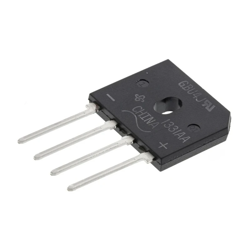 Vishay Bridge Rectifier 600 V 150 A 4-Pin Single Through Hole GBU4J-E3/45