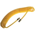 RS PRO 4 m Yellow Polyurethane Recoil Hose Operating -20°C to 70°C, 12 bar Maximum Pressure 700-5651