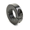 Ruland Steel Shaft Collar One Piece Clamp Screw Threaded Bore M8 x 1.25 OD 18mm Width 9mm Black Oxide MTCL-8-1.25-F