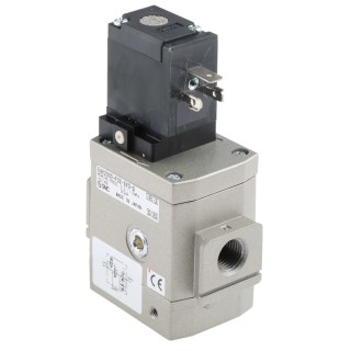 SMC Pneumatic Solenoid Valve 24V DC, G 1/4 Port, 5 Ports, 2 Positions, NC Valve Function EAV2000