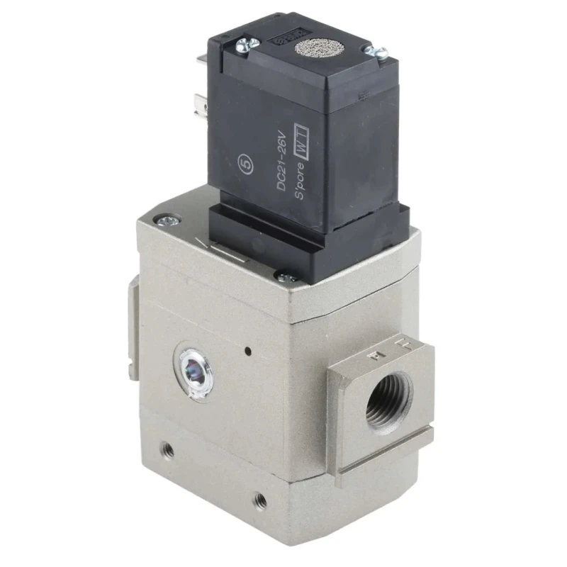 SMC Pneumatic Solenoid Valve 24V DC, G 1/4 Port, 5 Ports, 2 Positions, NC Valve Function EAV2000