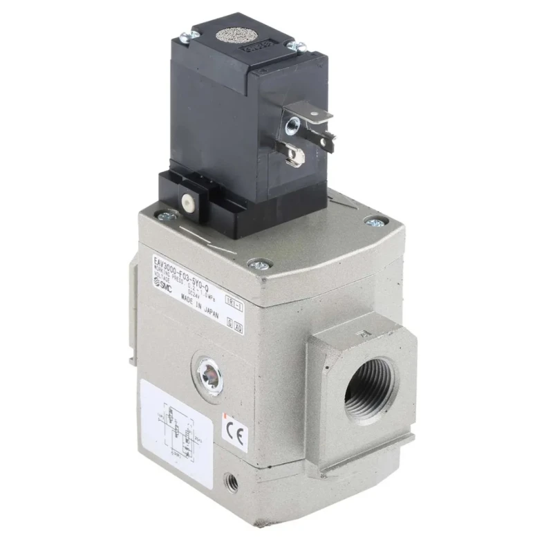 SMC Pneumatic Solenoid Valve Soft Start Up 3 Port G Series EAV3000 24V dc 1.8W Power 