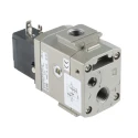 SMC Pneumatic Solenoid Valve 24V DC, G 1/4 Port, 5 Ports, 2 Positions, NC Valve Function EAV2000