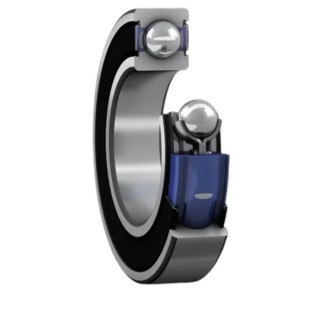 SKF Single Row Deep Groove Ball Bearing 20 mm ID, 47 mm OD, 14 mm Width, Sealed, Sheet Metal Cage 6204-2RSH/W64