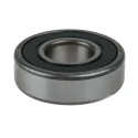 SKF Single Row Deep Groove Ball Bearing 20 mm ID, 47 mm OD, 14 mm Width, Sealed, Sheet Metal Cage 6204-2RSH/W64