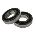 SKF Single Row Deep Groove Ball Bearing 1 Row, 40 mm ID, 80 mm OD, 36 mm Race Width, Open End 6208 TN9/DBGA