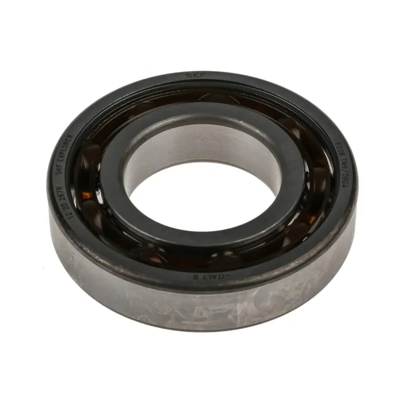 SKF Single Row Deep Groove Ball Bearing 1 Row, 40 mm ID, 80 mm OD, 36 mm Race Width, Open End 6208 TN9/DBGA