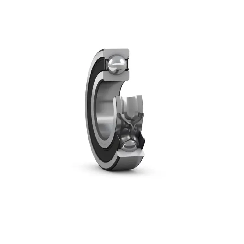 SKF Single Row Deep Groove Ball Bearing 20 mm ID, 42 mm OD, 16 mm Width, Sheet Metal Cage, Sealed 63004-2RS1