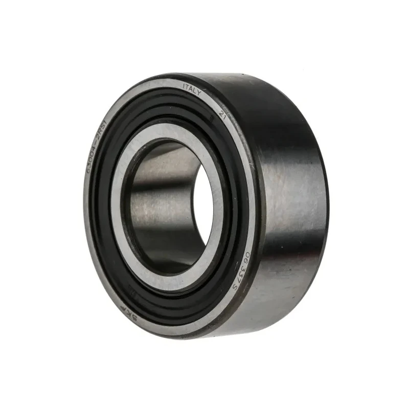 SKF Single Row Deep Groove Ball Bearing 20 mm ID, 42 mm OD, 16 mm Width, Sheet Metal Cage, Sealed 63004-2RS1