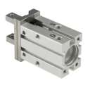 SMC 2 Finger Double Acting Action Pneumatic Gripper, Parallel Gripping Type, 0.7 MPa, MHZ2-16D