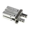 SMC 2 Finger Double Acting Action Pneumatic Gripper 20mm Bore Diameter, 10mm Stroke, 0.7 MPa Maximum Operating MHZ2-20D