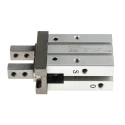 SMC 2 Finger Double Acting Action Pneumatic Gripper 20mm Bore Diameter, 10mm Stroke, 0.7 MPa Maximum Operating MHZ2-20D