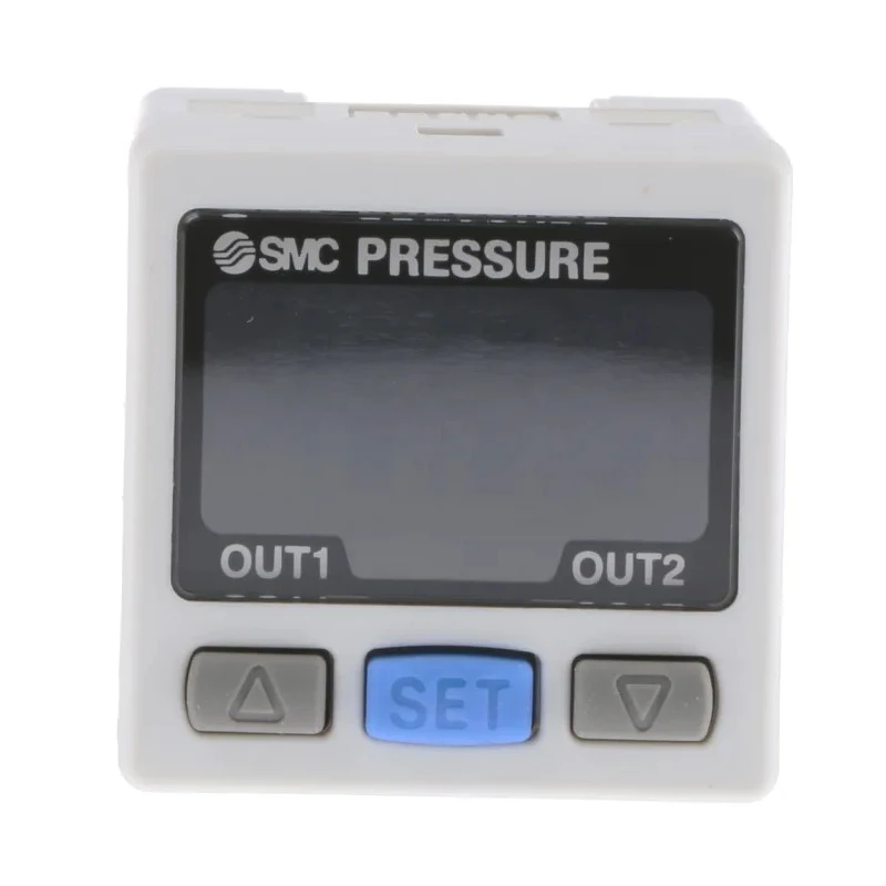 SMC Pressure Sensor Controller PSE304, PNP x 2 Outputs, Digital Display, IP40, 50mA, 12V/24V DC