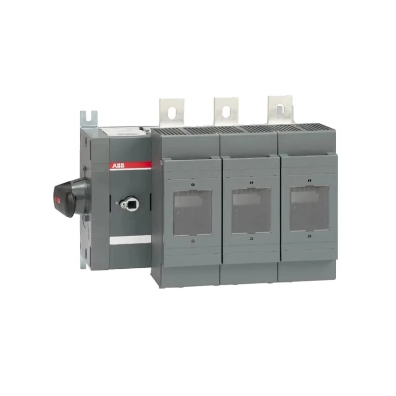 ABB Fuse Switch Disconnector, 3-Pole, Base Mount, Lug Terminal, 80kA, Mechanical Fuse Size C1-C2 1SCA108142R1001
