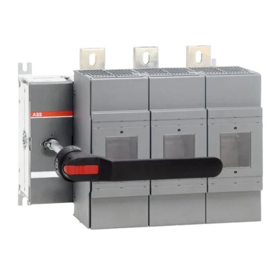 ABB 3-Pole Fuse Switch Disconnector 690V ac 1.25 kA with Lug Terminal 1SCA105250R1001