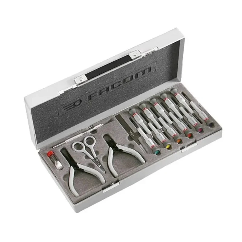 Facom 16 Piece Micro-Tech Tool Kit with Case MT.J1