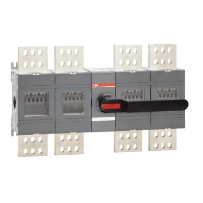 ABB 4-Pole Screw Mount Switch Disconnector with IP00 and IP65 Ratings OT Series 1SCA105156R1001