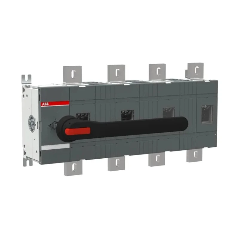 ABB 4-Pole Screw Mount Switch Disconnector, IP65 IP00, Black Handle, 0A, Series OT, 145.5mm x 454.5mm x 1SCA022866R2220