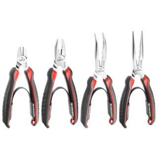 Facom 4-Piece Plier Set Combination Cutters Long Nose Round Nose Pliers CPE.A2