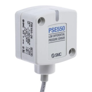 SMC Pneumatic Pressure Sensor with IP40 Rating, 50 kPa, 12V dc and 24V dc, Max 50°C Operating Temperature 