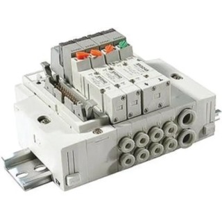 SMC SS5Y Series 4 Station G Thread Push-in Aluminium Alloy Manifold 