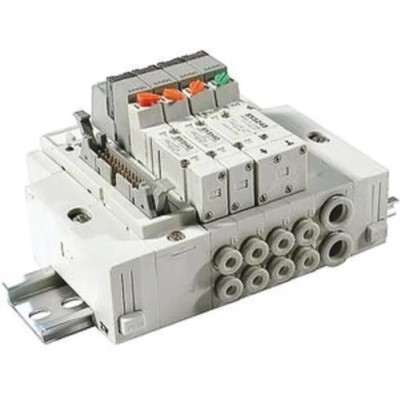 SMC SS5Y Series 4 Station G Thread Push-in Aluminium Alloy Manifold 