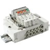 SMC SS5Y Series 4 Station G Thread Push-in Aluminium Alloy Manifold